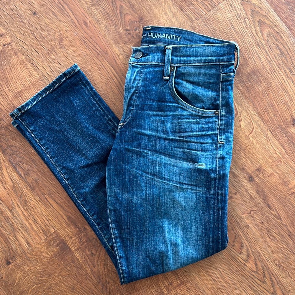 Citizens Of Humanity Blue Boyfriend Jeans